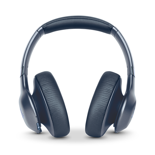 JBL EVEREST™ ELITE 750NC - Blue - Wireless Over-Ear Adaptive Noise Cancelling headphones - Front